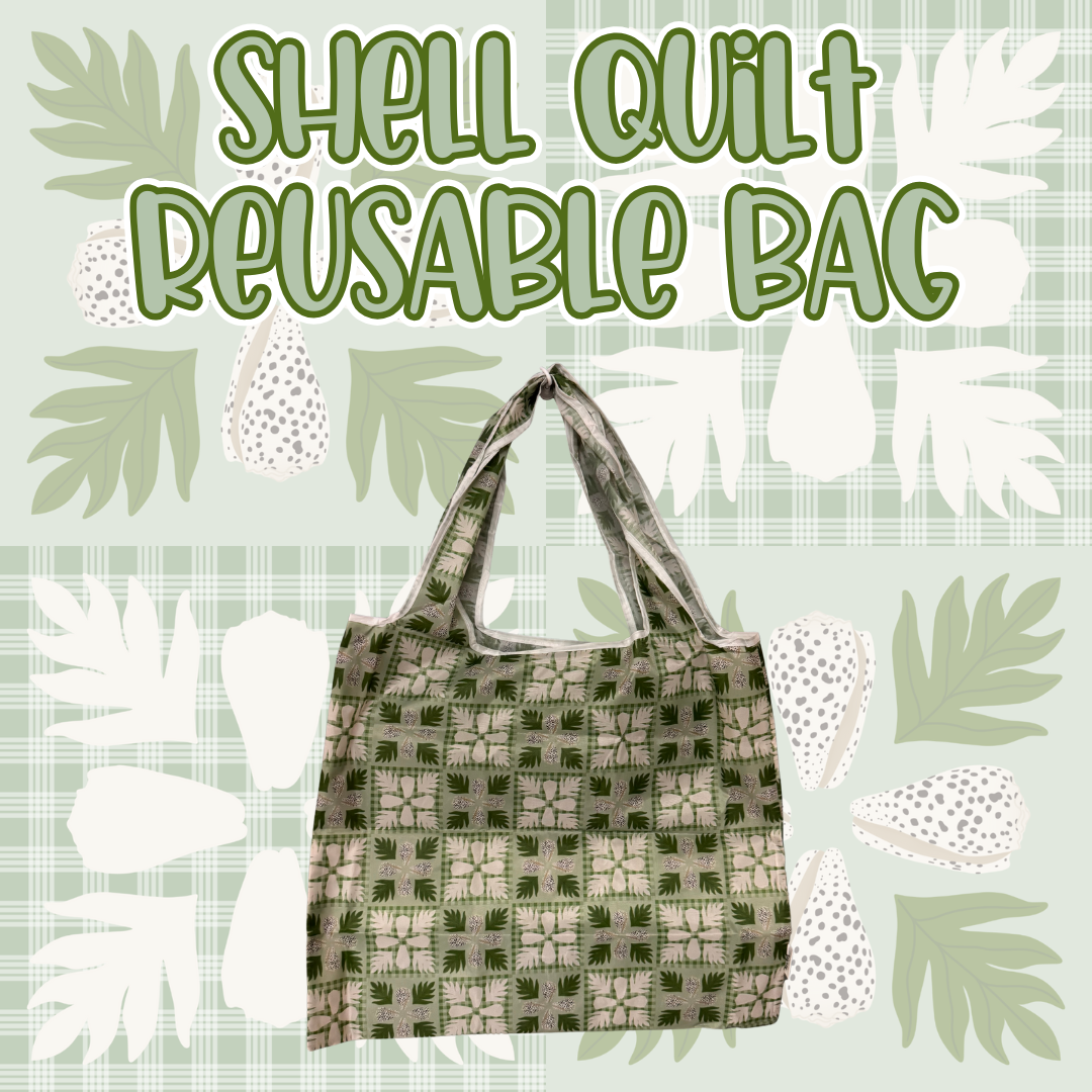 Shell Quilt Reusable Bag