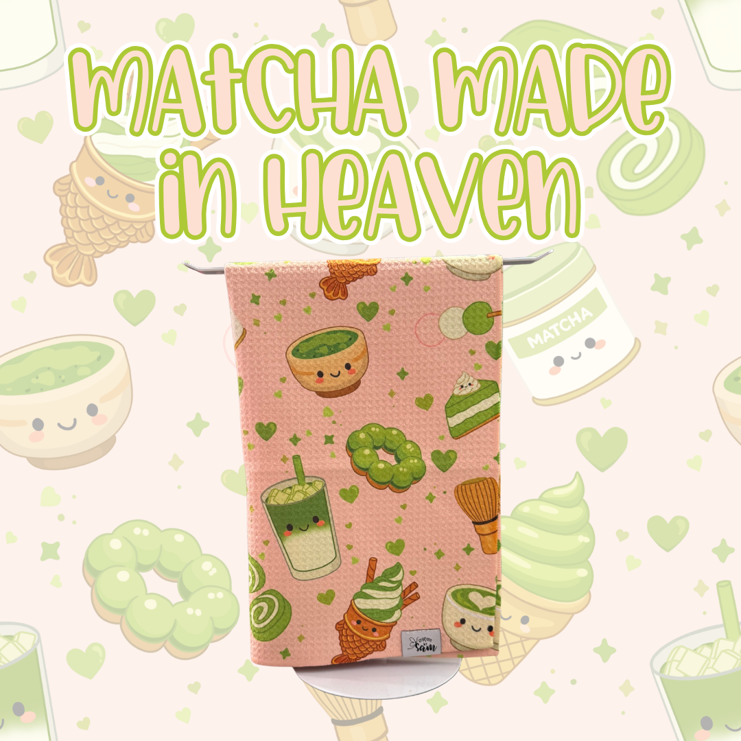 Matcha Made In Heaven Hand Towel (pink)