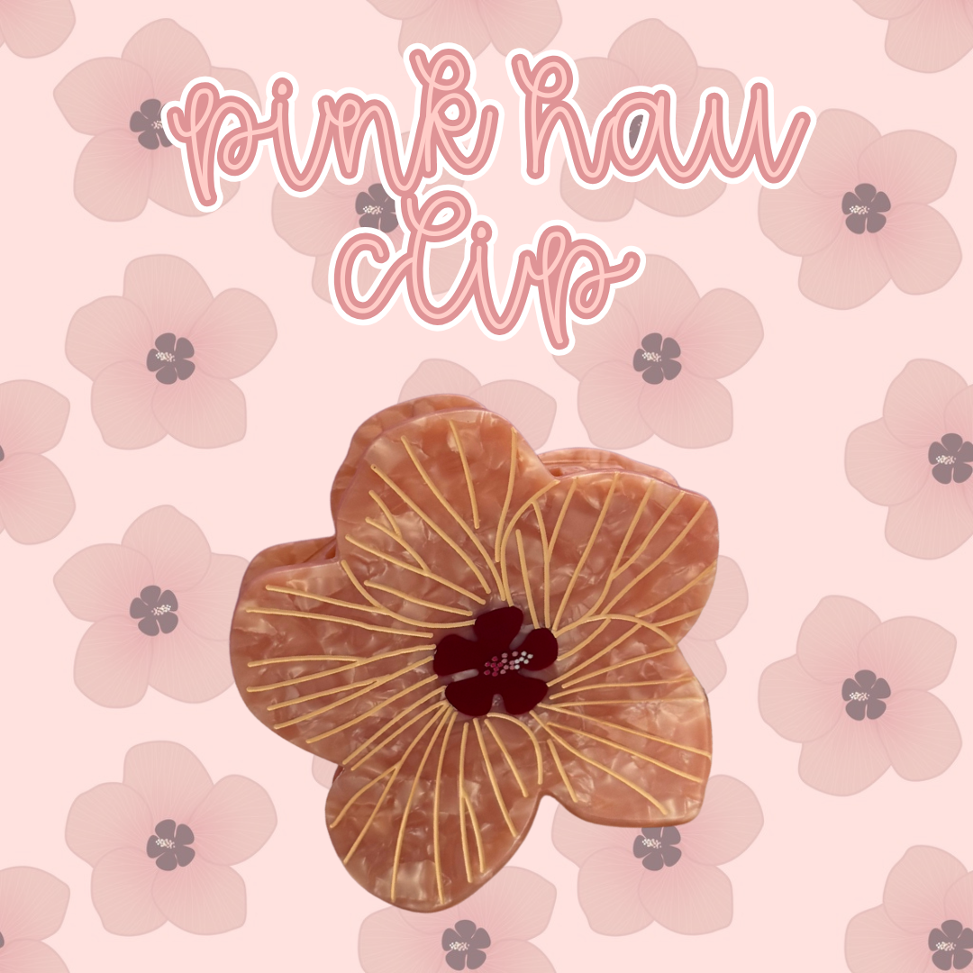 Pink Hau Clip