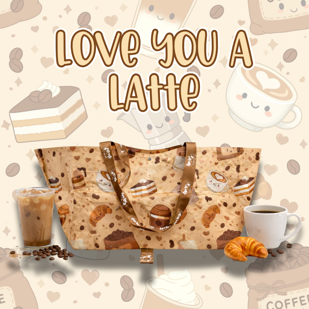 Love You A Latte Small Carry-All Bag