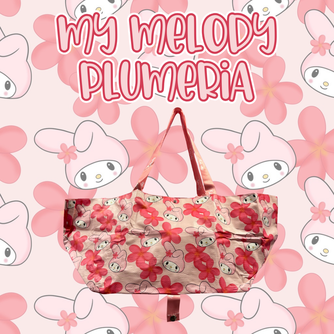 My Melody Plumeria Small Carry-All Bag