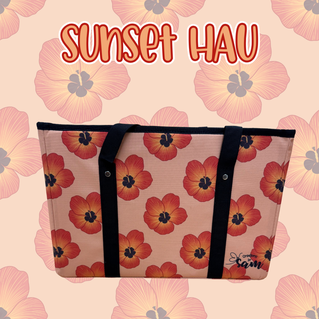 Sunset Hau Box Bag