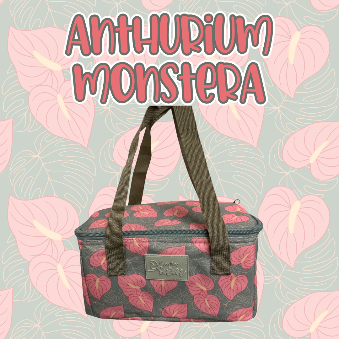 Anthurium Monstera Lunch Bag
