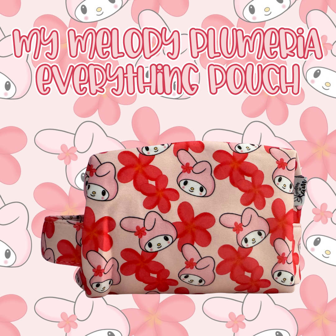 My Melody Plumeria Everything Pouch