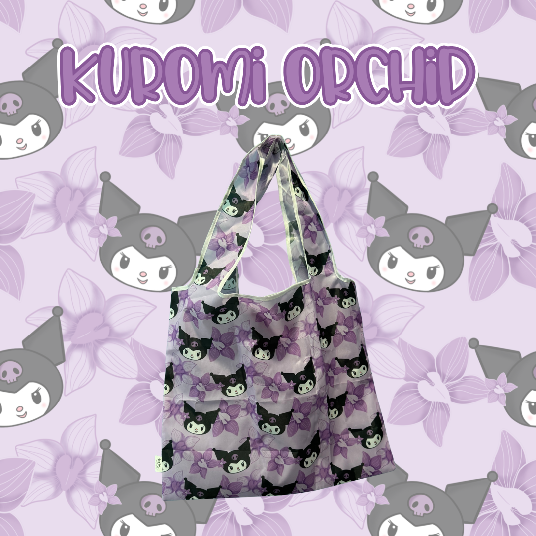 Kuromi Orchid Reusable Bag