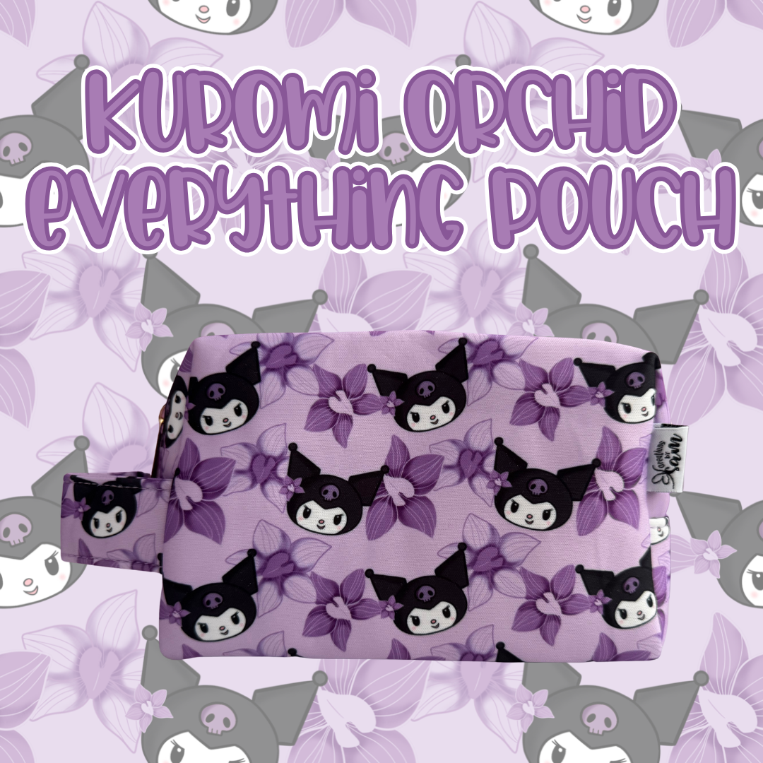 Kuromi Orchid Everything Pouch