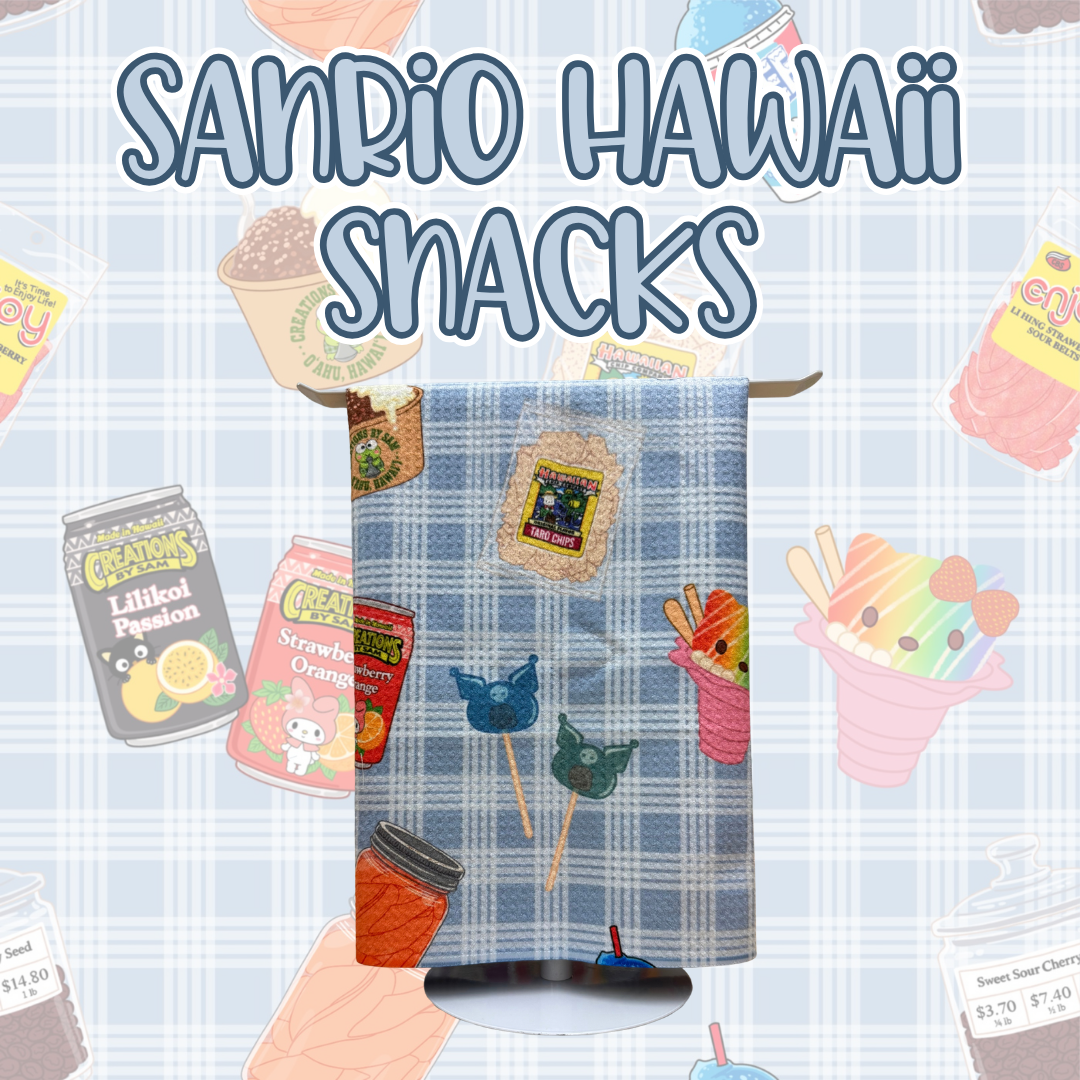 Sanrio Hawaii Snacks Hand Towel