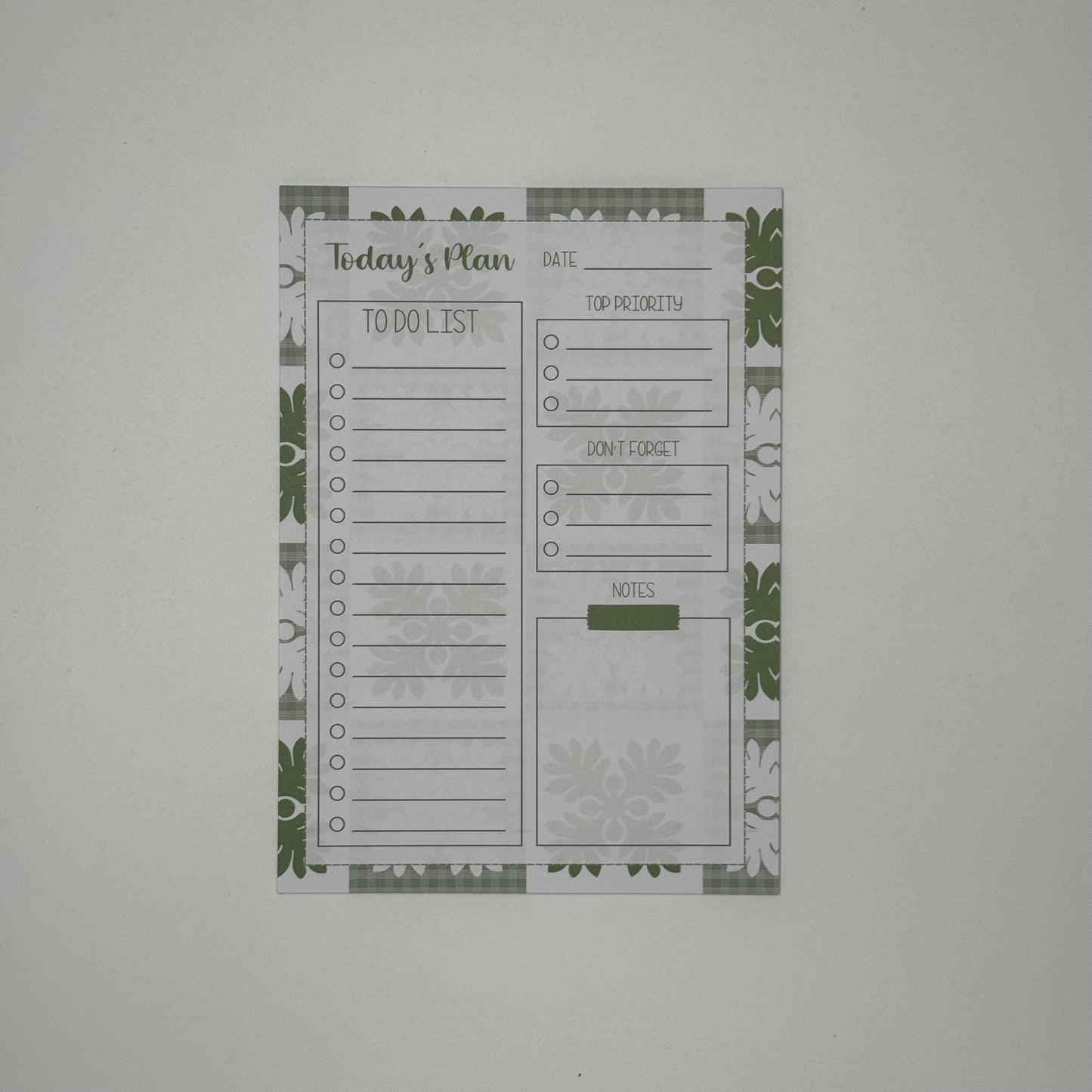 Planning Notepad