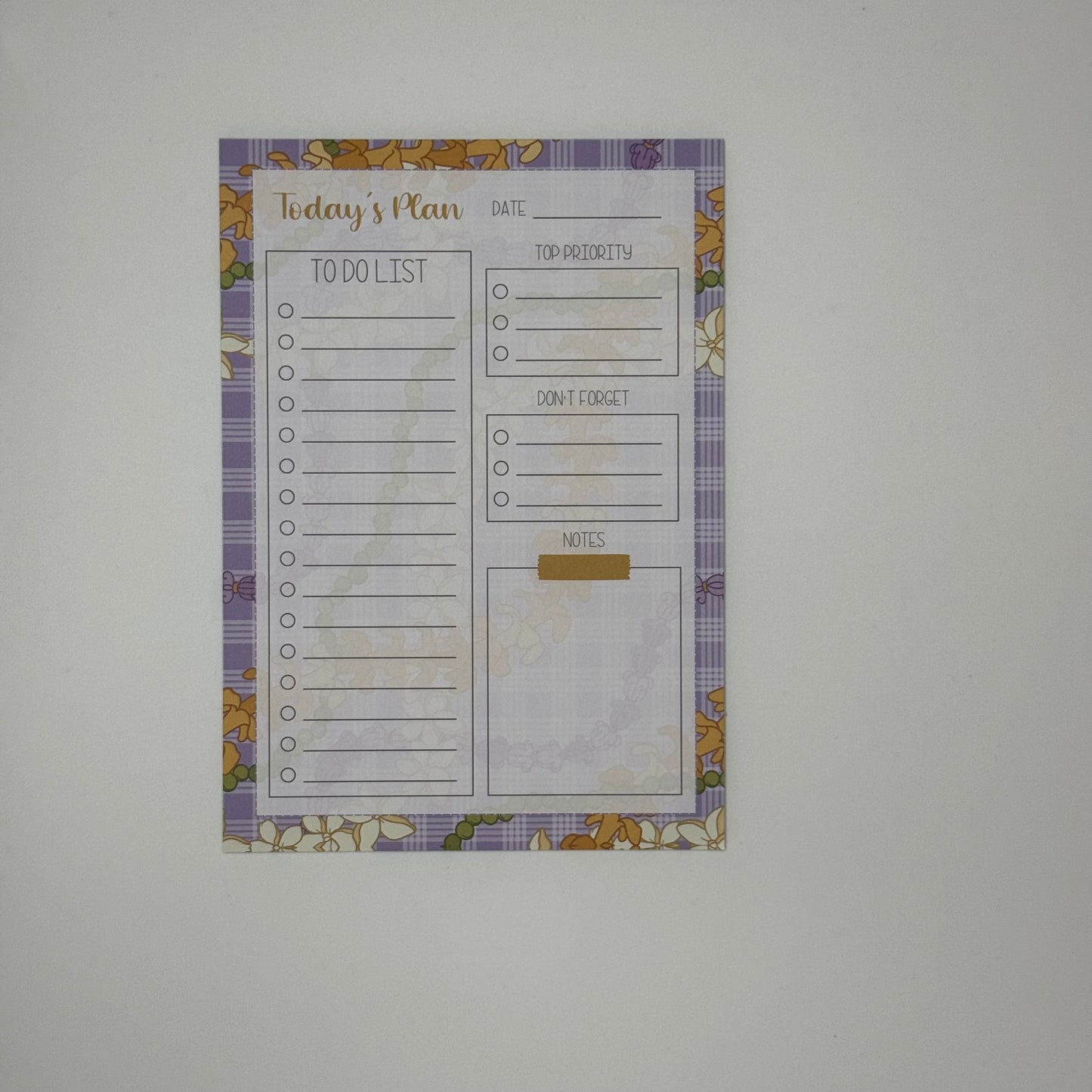 Planning Notepad