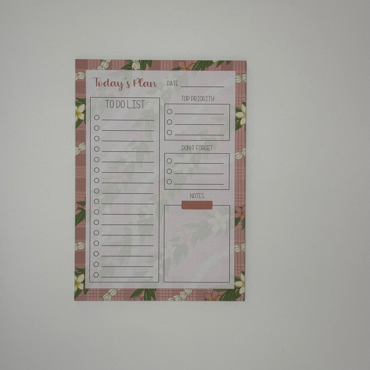 Planning Notepad