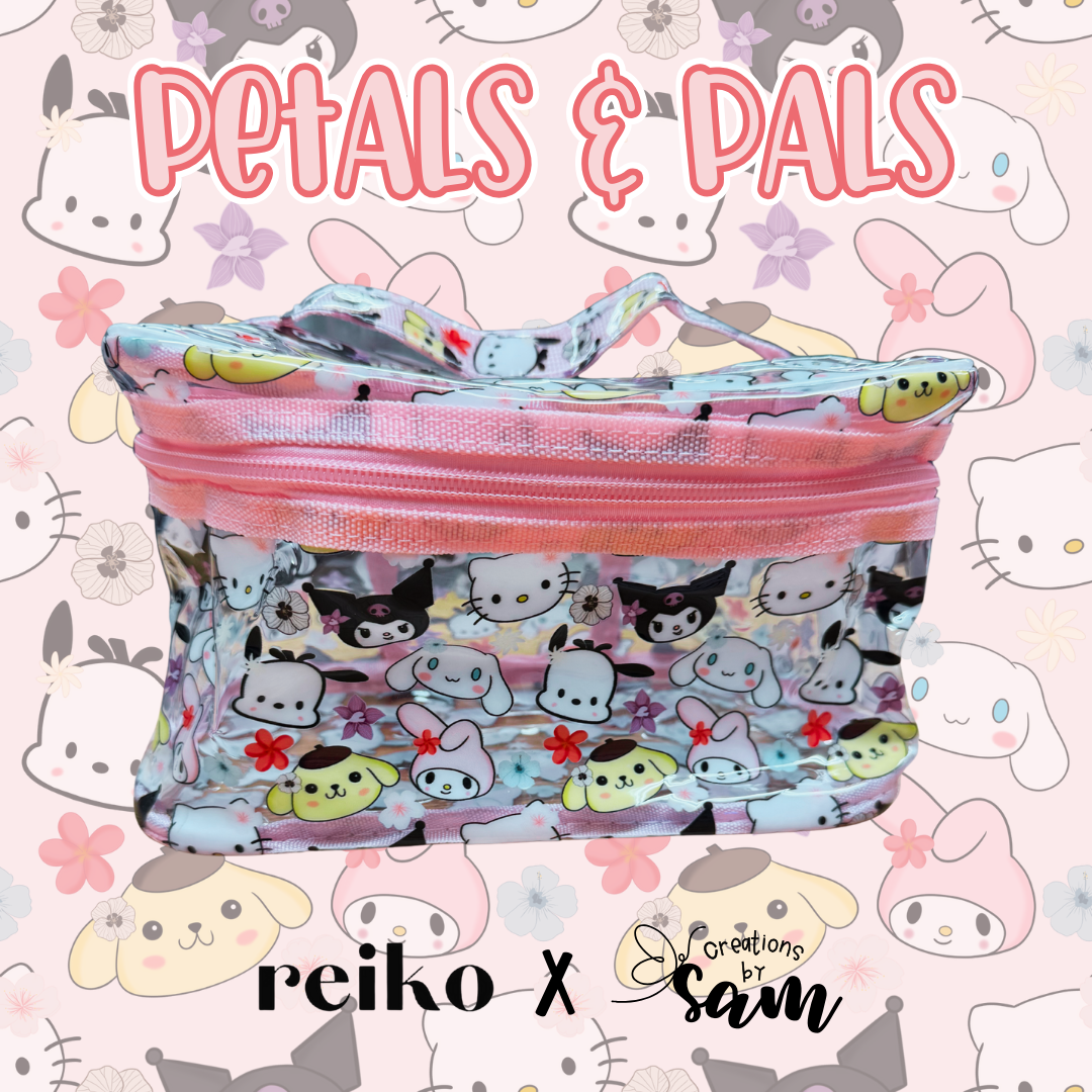 Petals & Pals Toiletry Bag (Reiko x Creations by Sam)