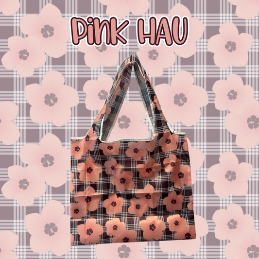 Pink Hau Reusable Bag