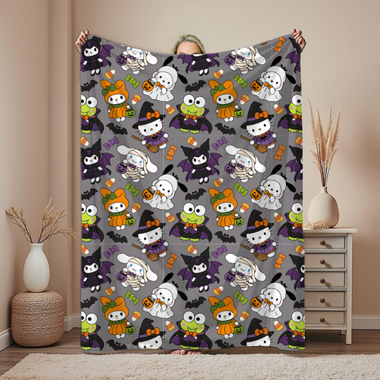 Spooky Sanrio Blanket