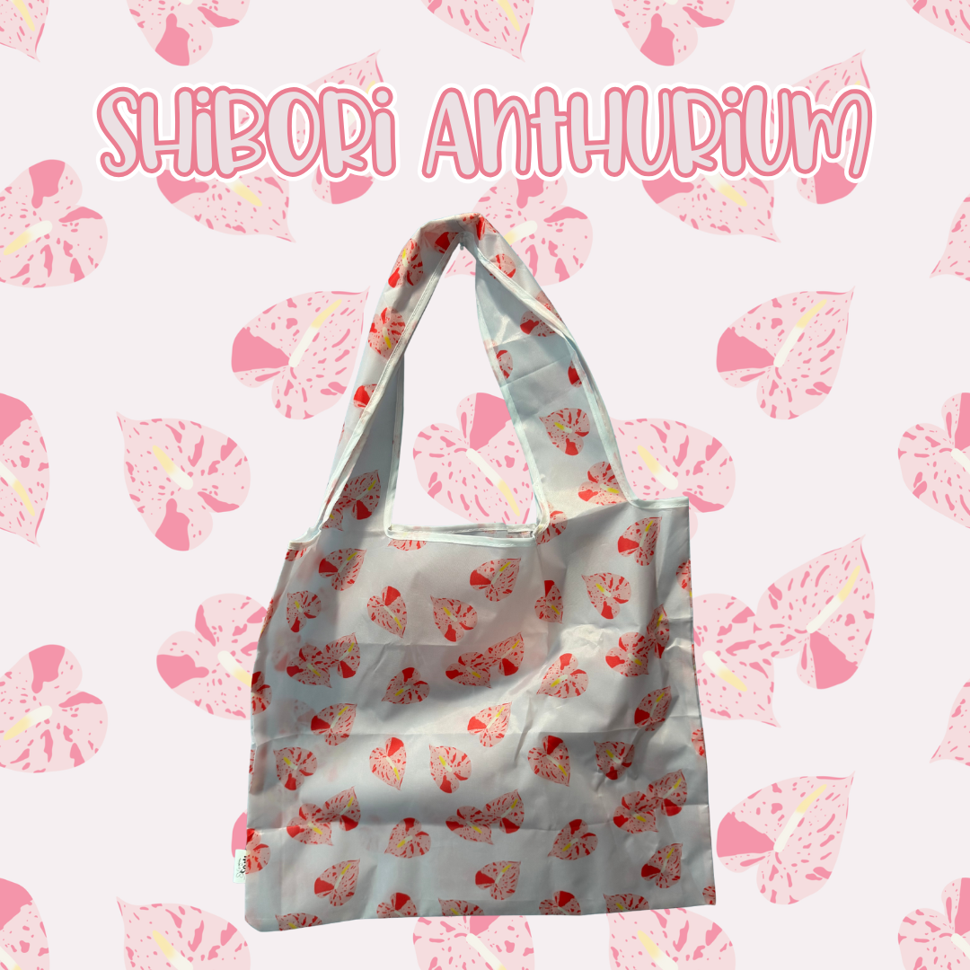 Shibori Anthurium Reusable Bag