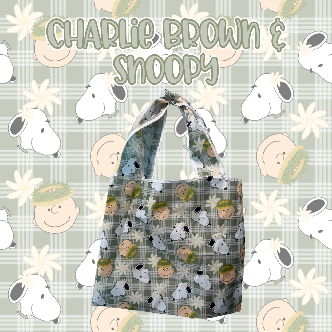 Charlie Brown and Snoopy Reusable Bag