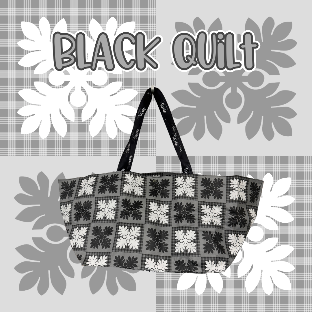 Black Quilt Small Carry-All Bag