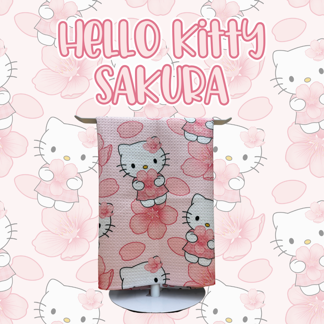 Hello Kitty Sakura Hand Towel