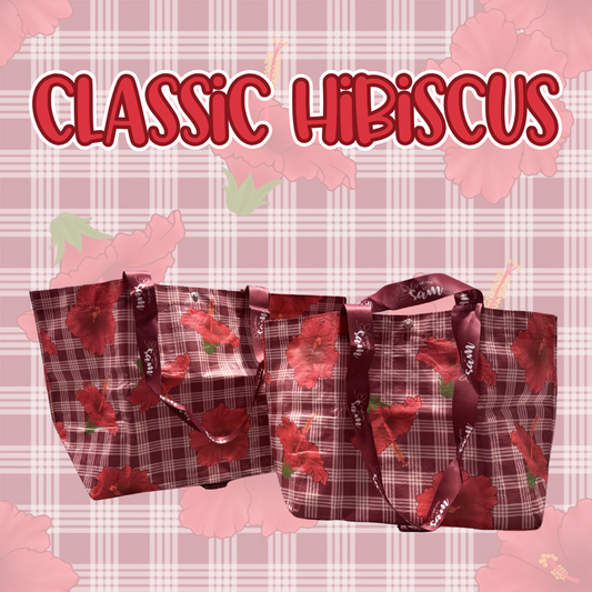 Classic Hibiscus Tiny/Mini Carry-All Bag