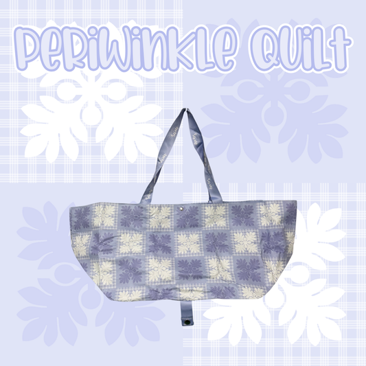 Periwinkle Quilt Small Carry-All Bag