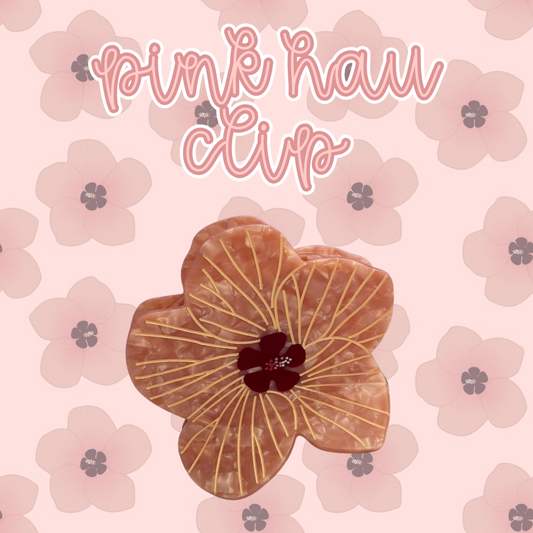 Pink Hau Clip