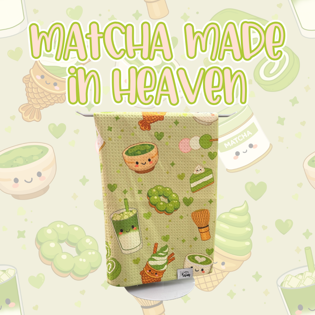 Matcha Made In Heaven Hand Towel (green)