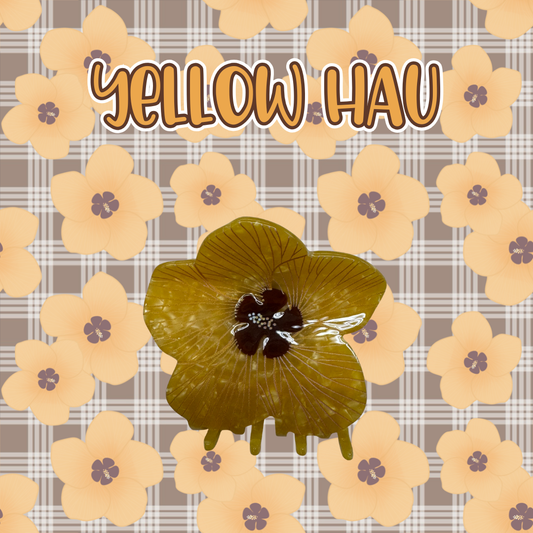 Yellow Hau Hair Clip