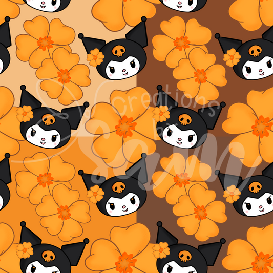 Kuromi Ilima Seamless Pattern