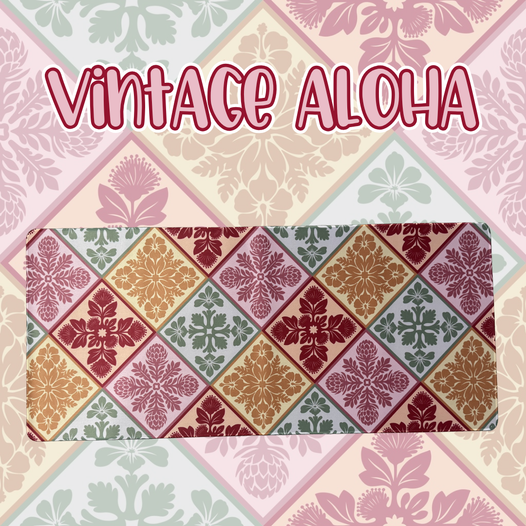 Vintage Aloha Desk Mat
