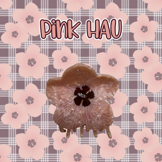 Pink Hau Hair Clip