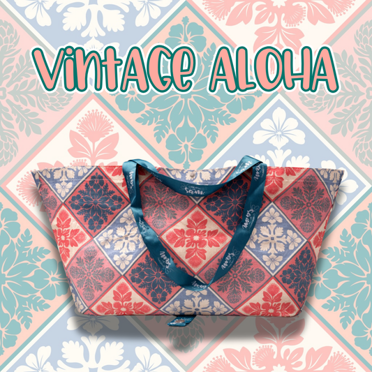 Vintage Aloha Small Carry-All Bag