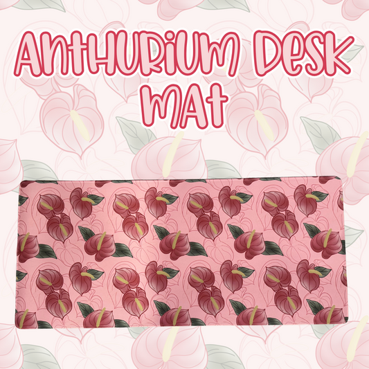 Anthurium Desk Mat