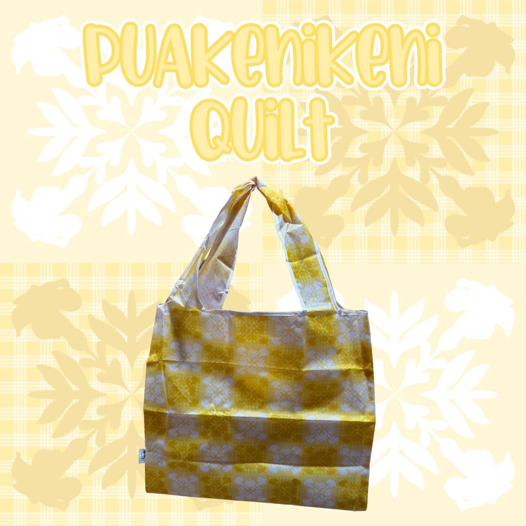 Puakenikeni Quilt Reusable Bag