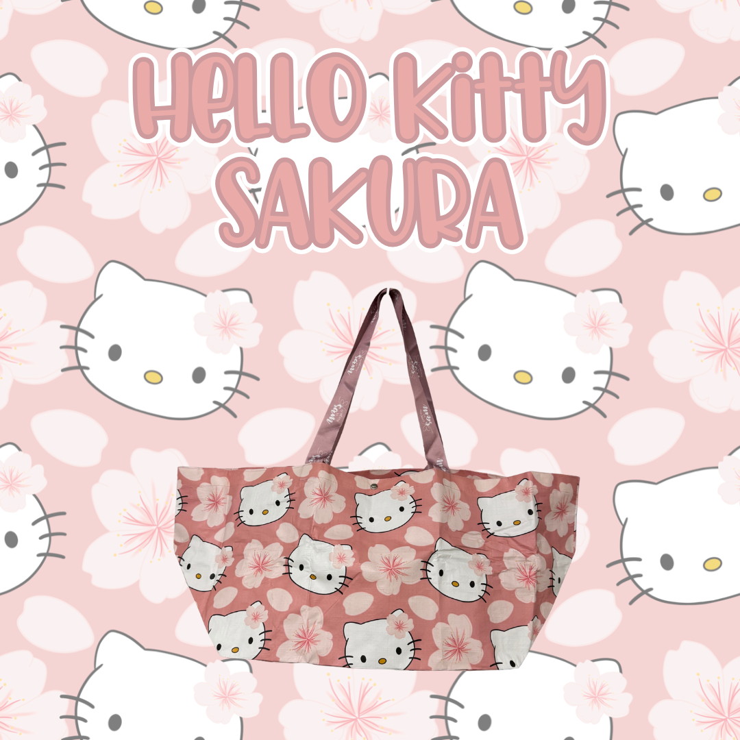 Hello Kitty Sakura Small Carry-All Bag