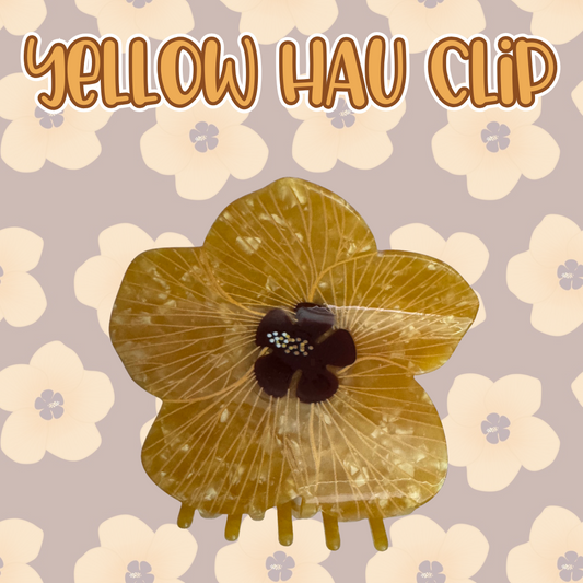 Yellow Hau Hair Clip
