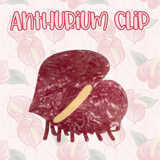 Anthurium Hair Clip