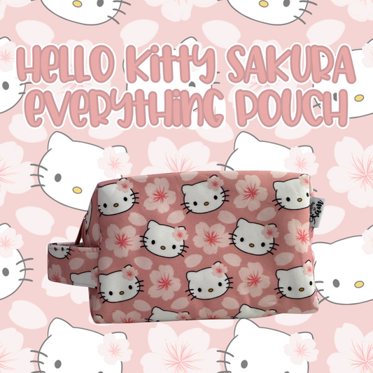 Hello Kitty Sakura Everything Pouch