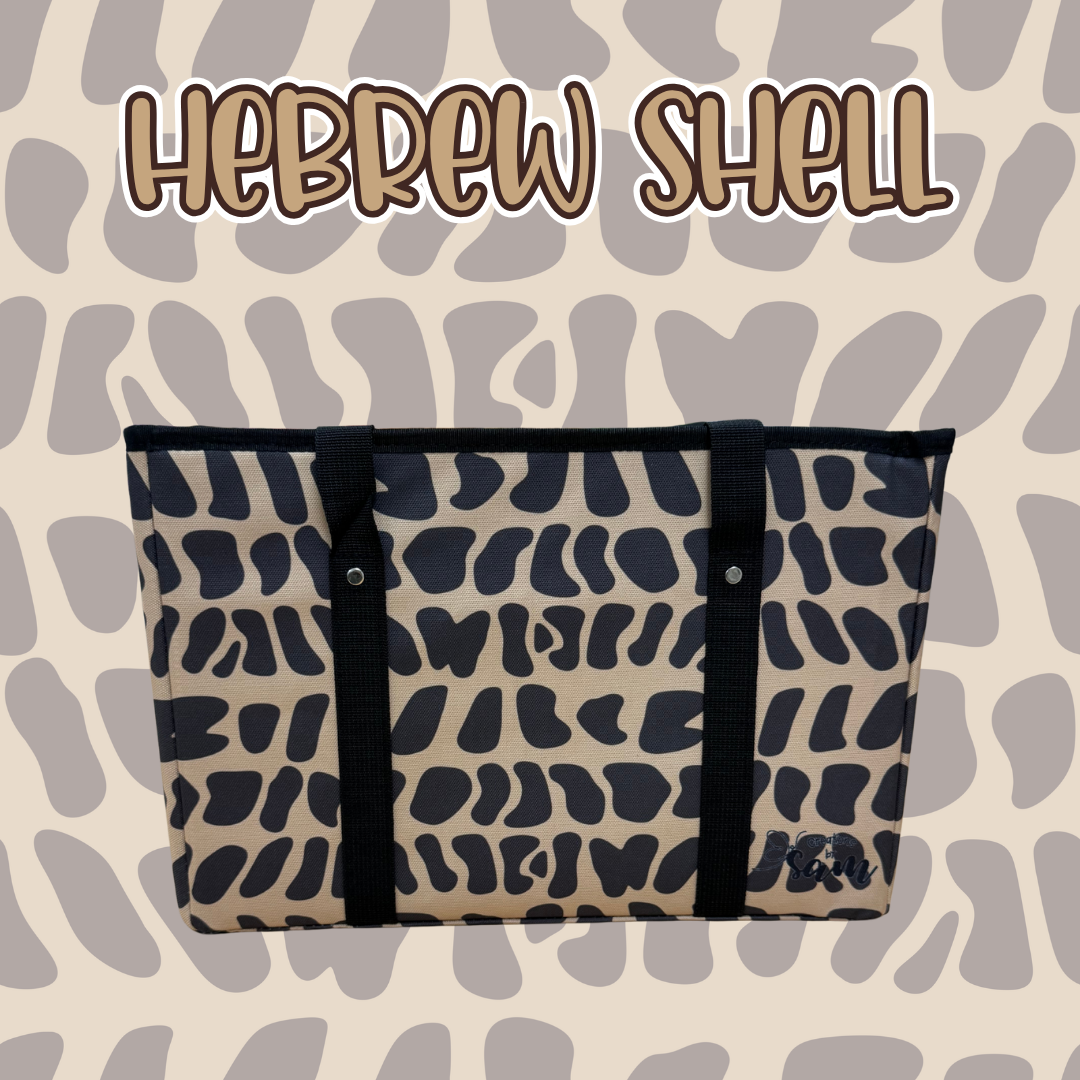 Hebrew Shell Box Bag