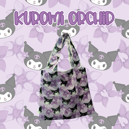 Kuromi Orchid Reusable Bag