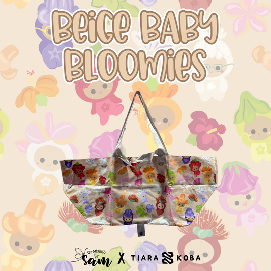 Beige Baby Bloomies Small Carry-All Bag