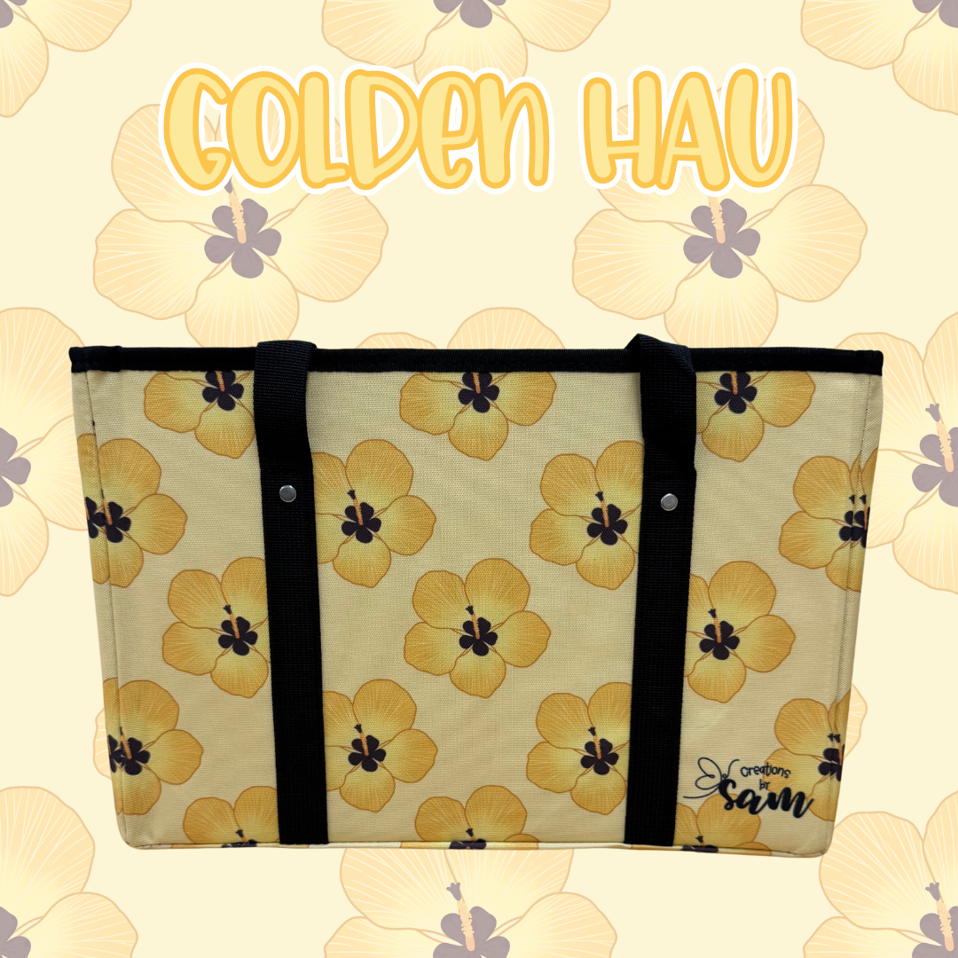 Golden Hau Box Bag