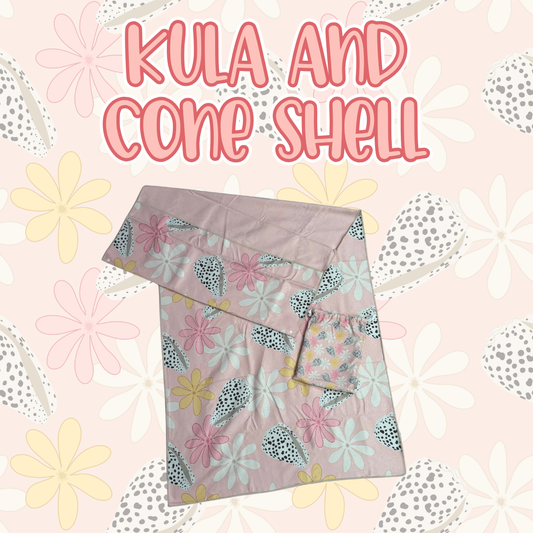Kula and Cone Shell Hooded Car Towel