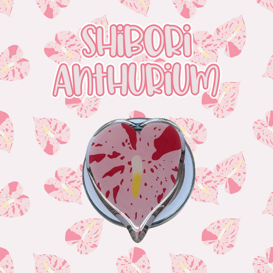 Shibori Anthurium Phone Grip