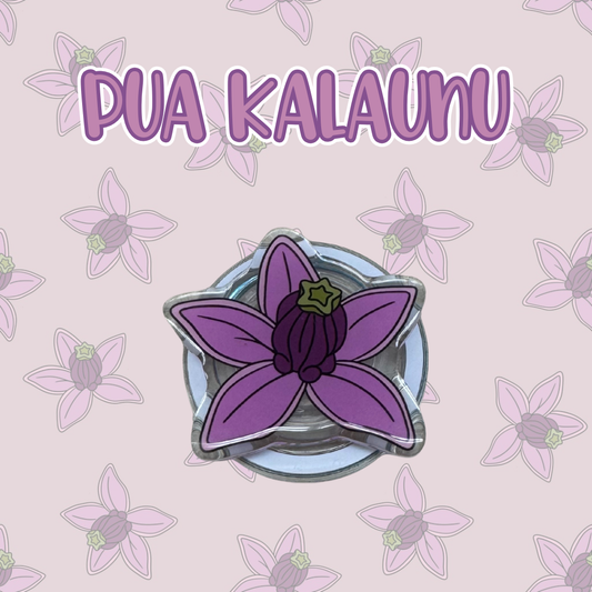 Pua Kalaunu (Crown Flower) Phone Grip