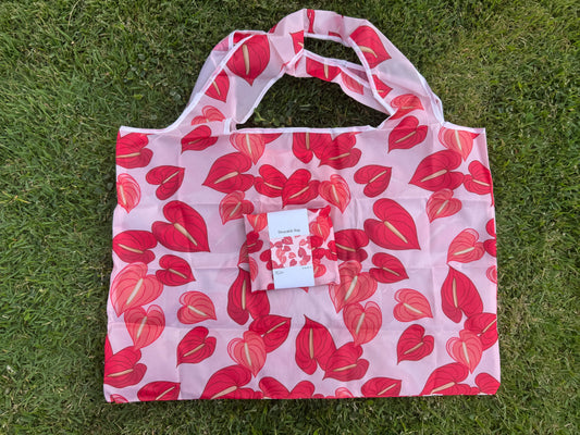 Anthurium Large Reusable Bag