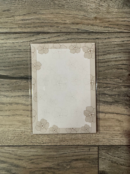 Gray Hau Blank Notepad