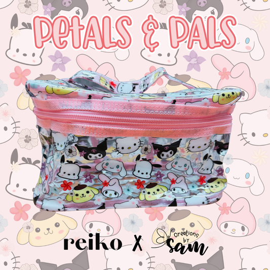 Petals & Pals Toiletry Bag (Reiko x Creations by Sam)